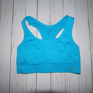 Champion Small blue elastic sports bra